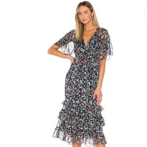 TULAROSA Maleah MIDI Dress